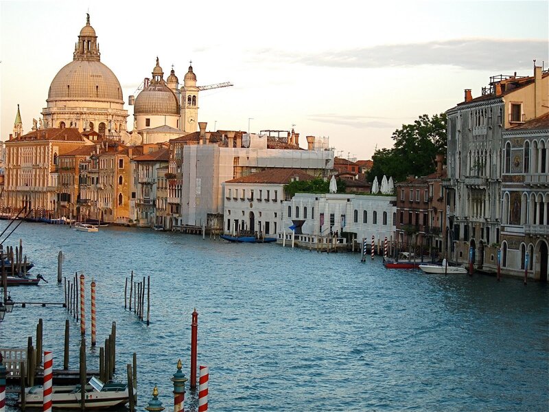 Venice Canal View — Blue