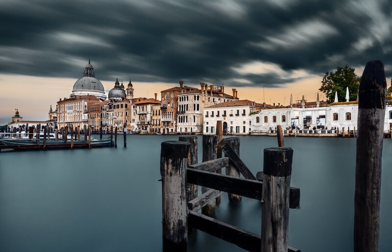 Venice Canal View — Gray