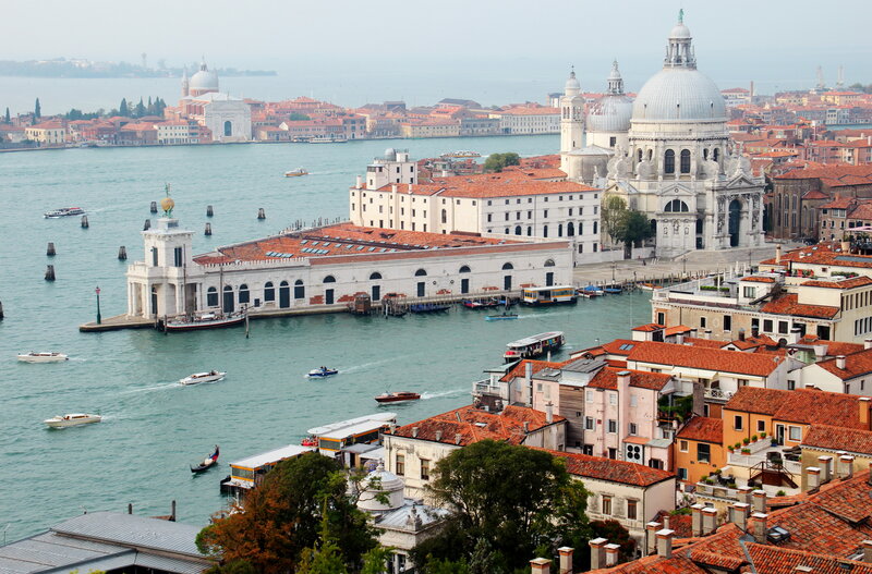 Venice Cityscape — Red