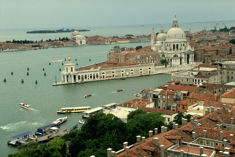 Venice cityscape with canals