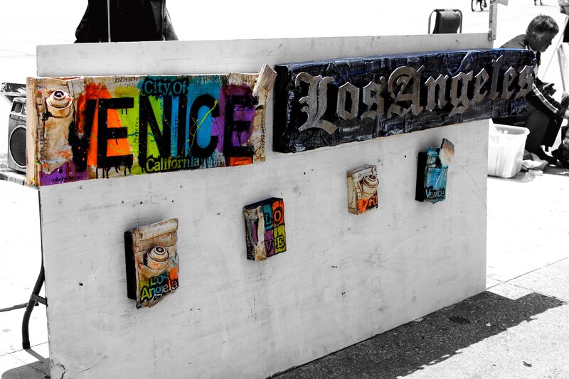 Venice Los Angeles art display