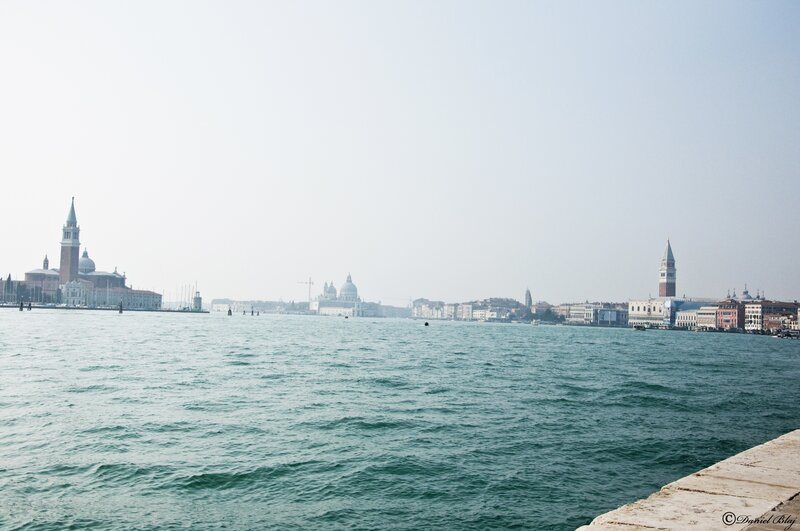 Venice skyline from the water