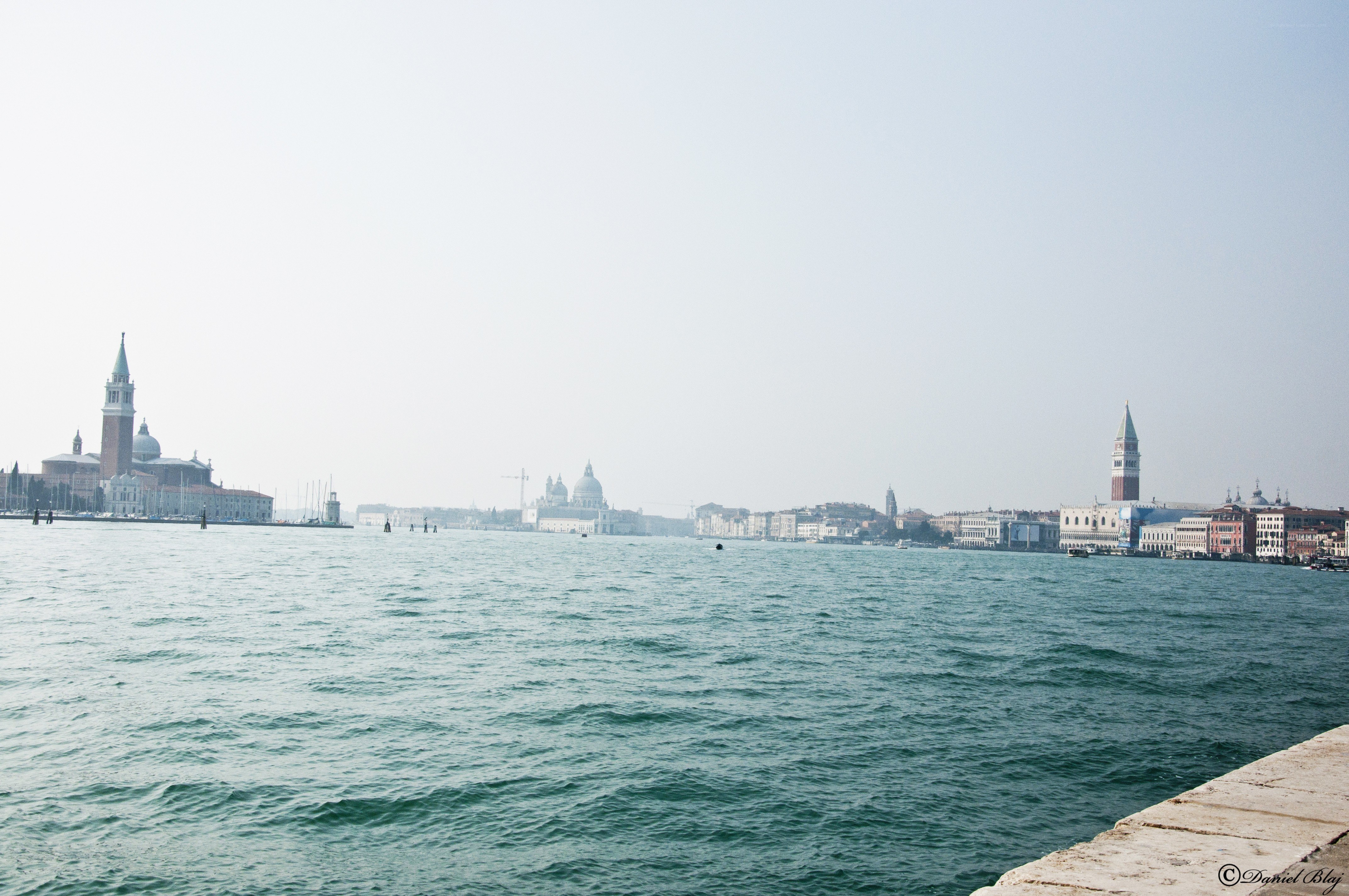 Venice skyline from the water
