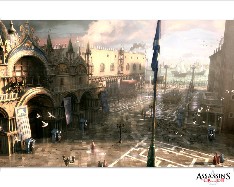 Venice square scene