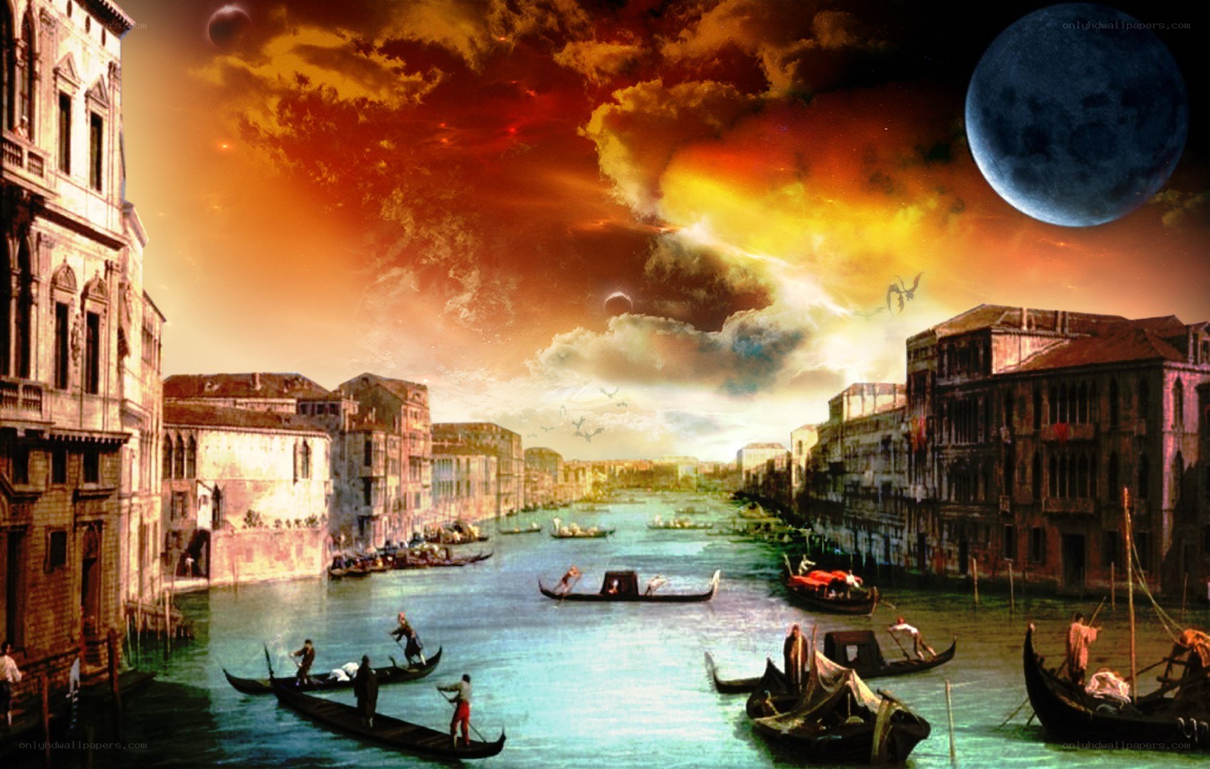 Venice under alien sky