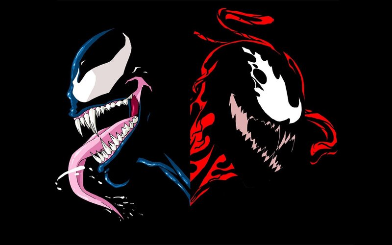 Venom and Carnage — Black, Dark, Aggressive, Digital Art