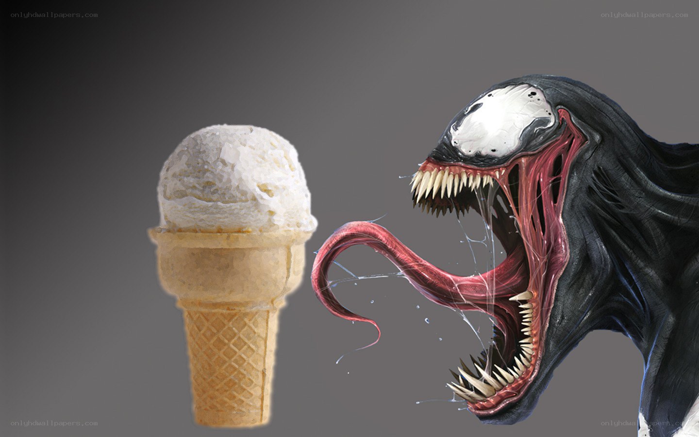 Venom and ice cream cone
