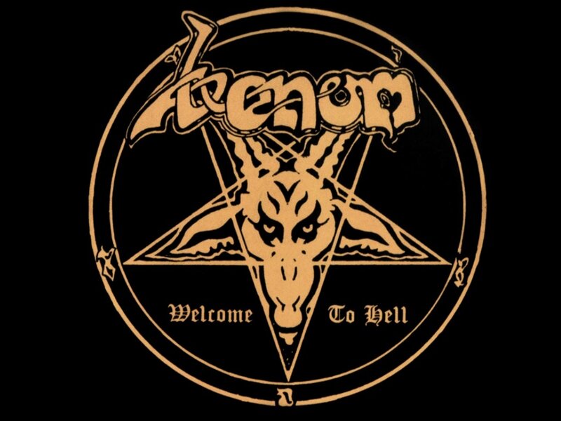 Venom Band Logo — Black