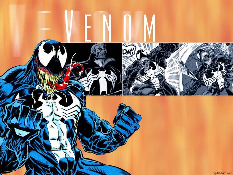 Venom Character — Blue, Dramatic