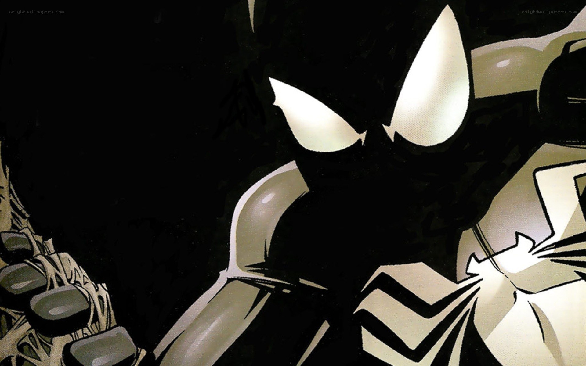 Venom character close-up
