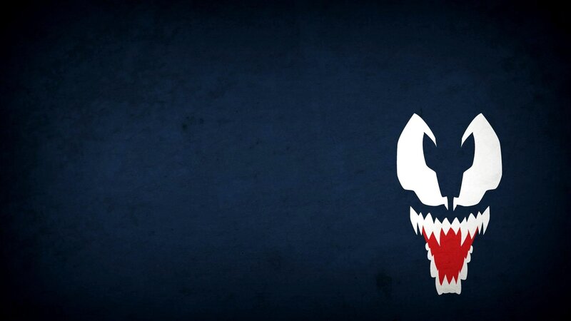 Venom Character Face — Blue