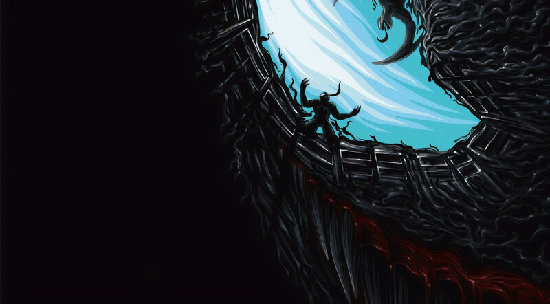 Venom Character on Structure