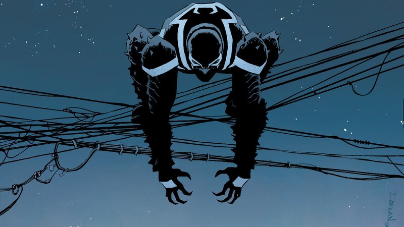 Venom Character on Wires