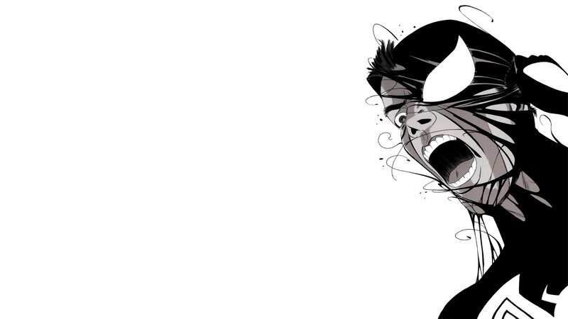 Venom character screaming