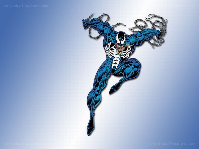 Venom in blue suit