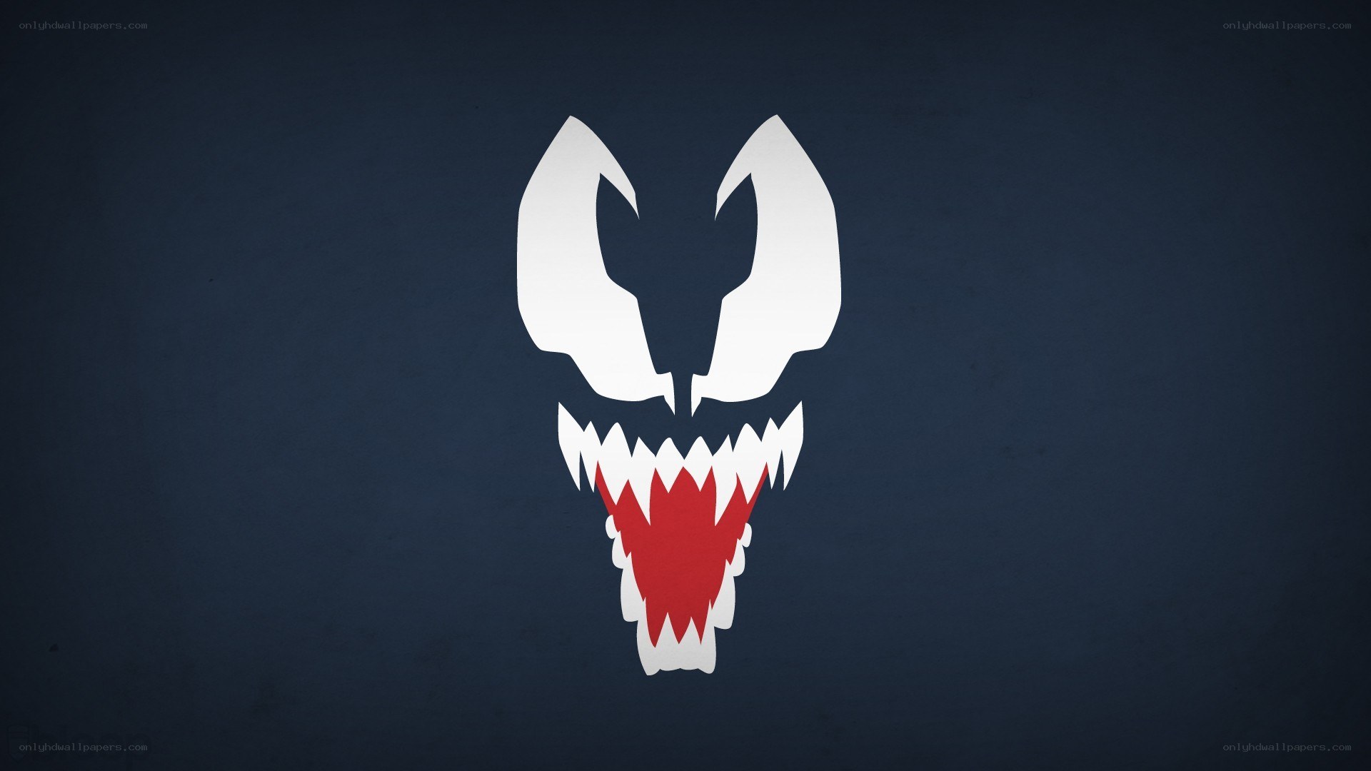Venom logo on dark background