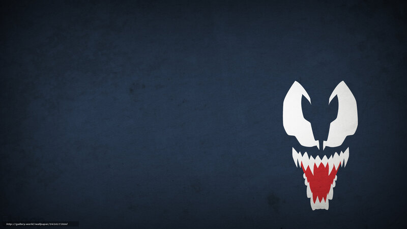 Venom logo on dark background