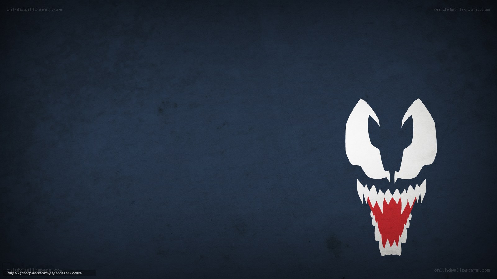 Venom logo on dark background