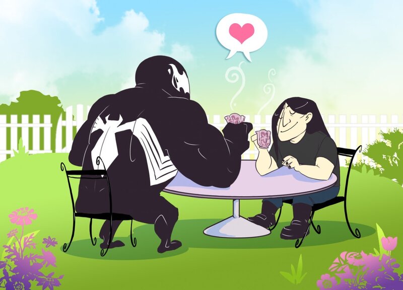 Venom on a romantic date