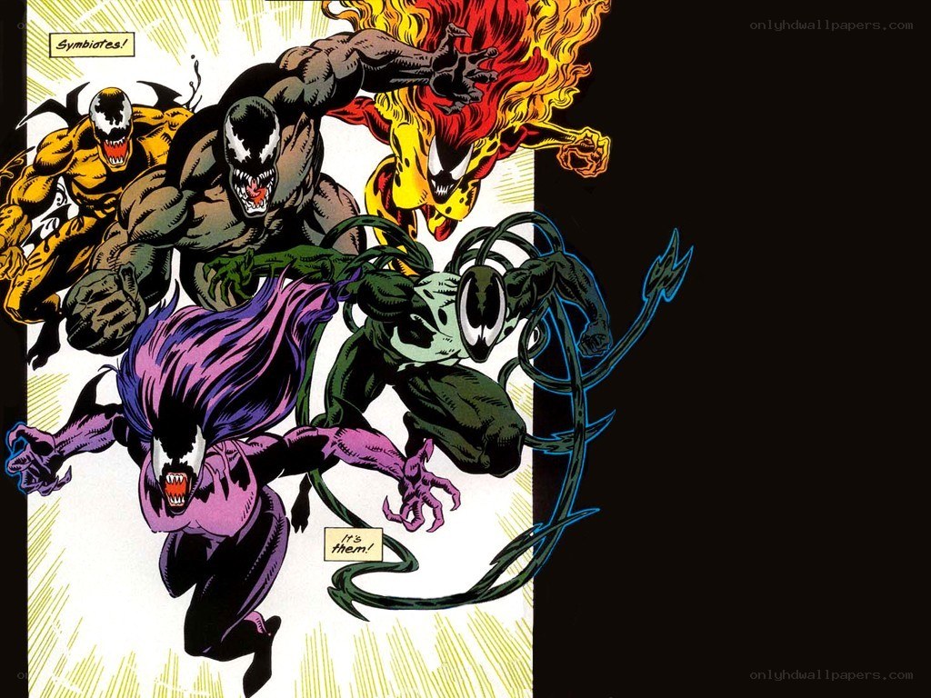 Venom symbiotes in action