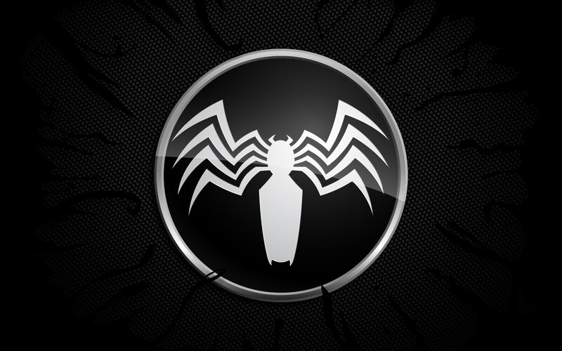 Venom Symbol Logo — Black