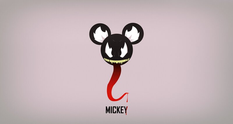 Venomized Mickey Mouse