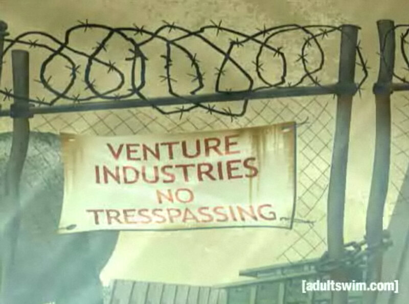 Venture Industries No Trespassing sign