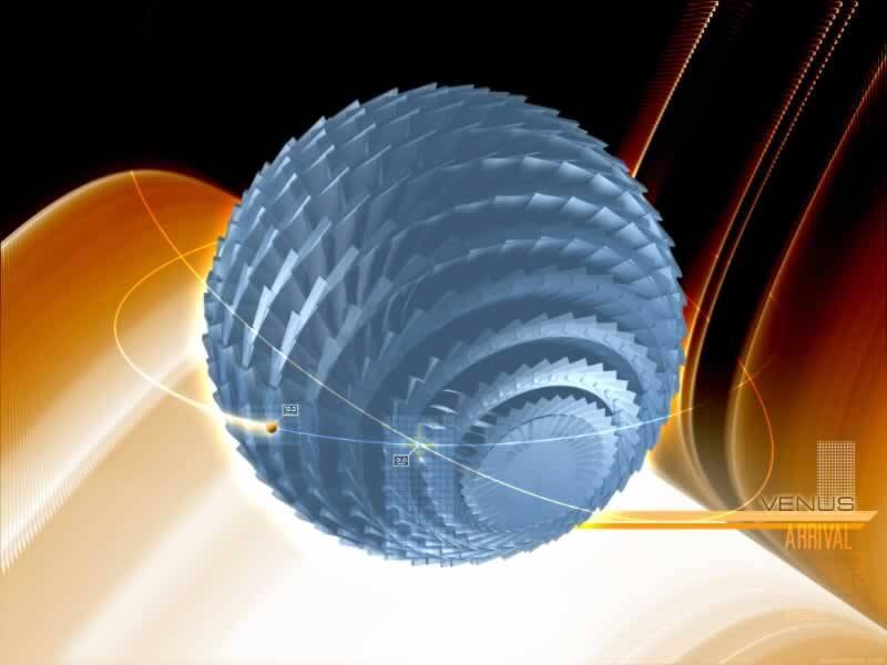 Venus arrival animation