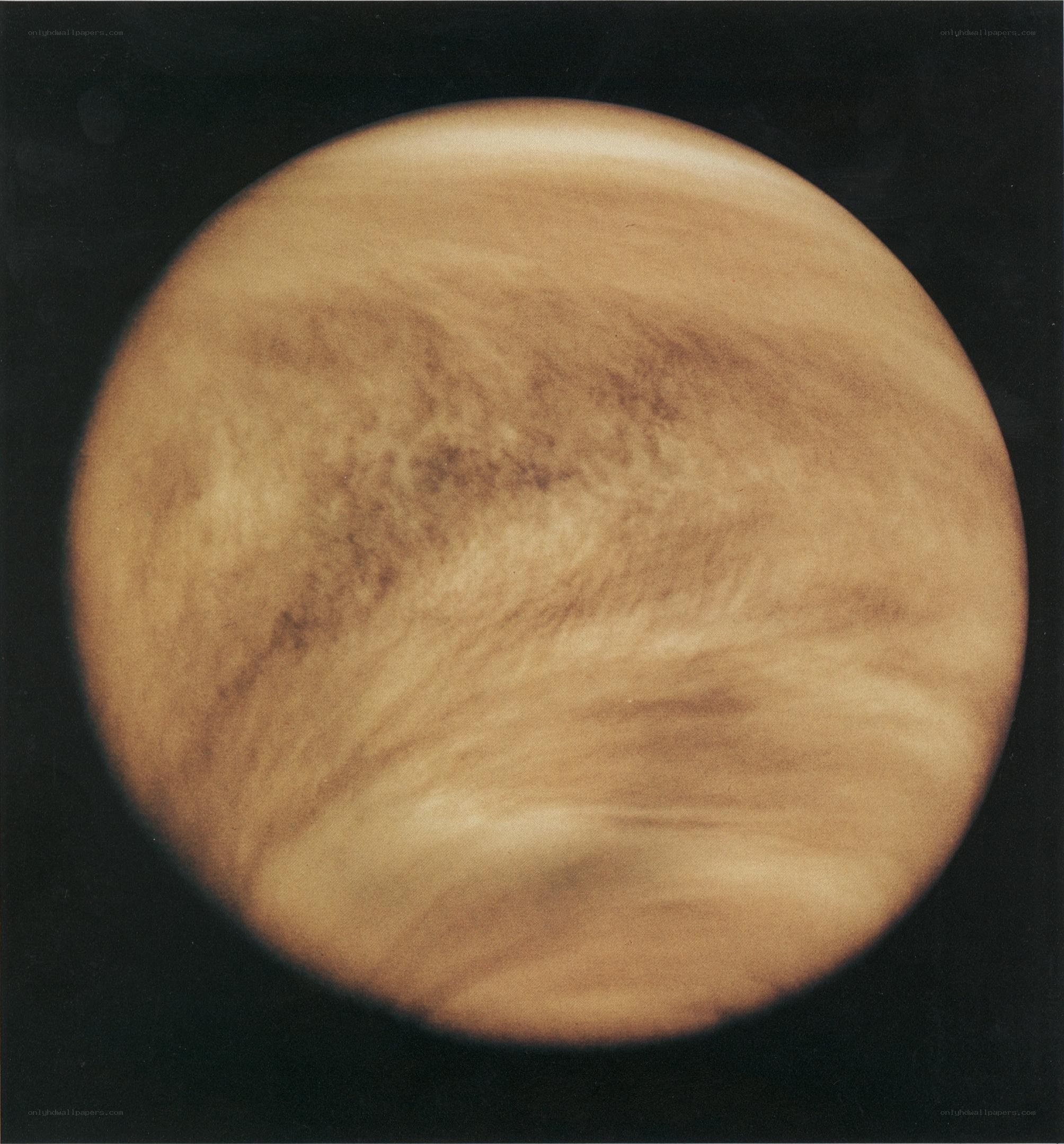 Venus planet surface