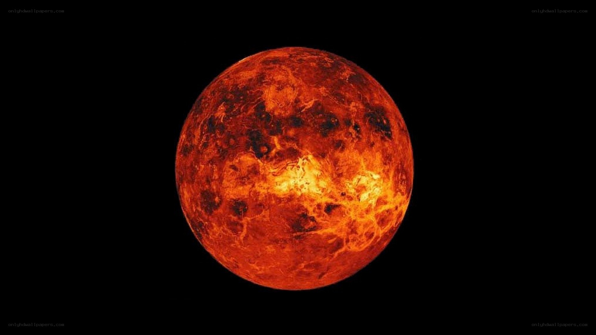 Venus planet surface