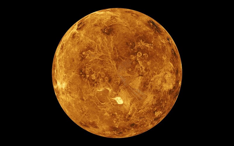 Venus planet surface