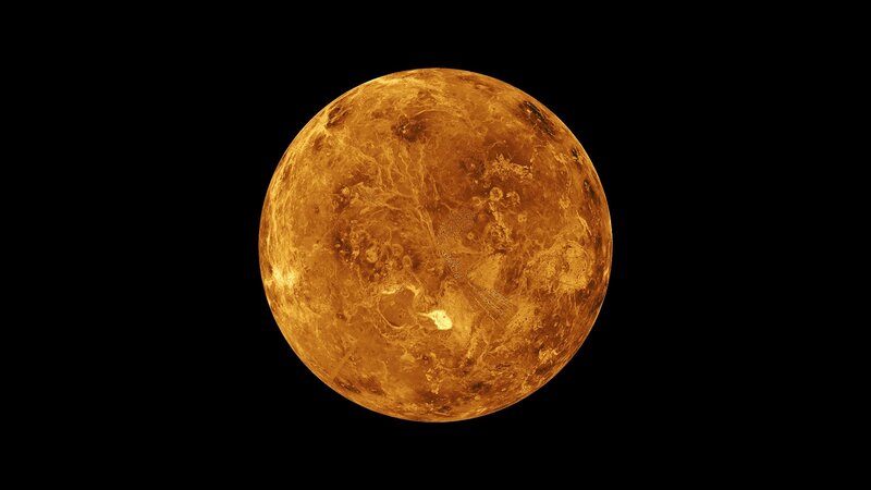 Venus planet surface