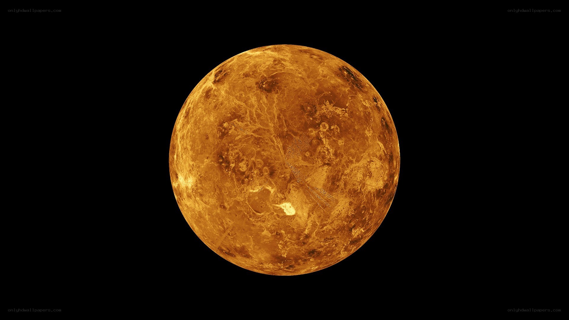 Venus planet surface