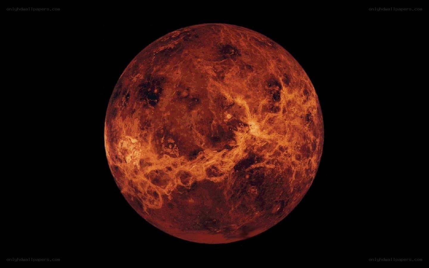 Venus planet surface