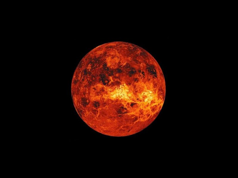 Venus planet surface