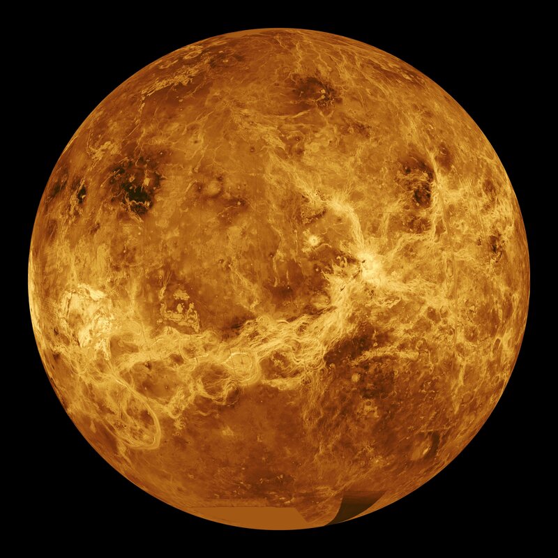 Venus planet surface