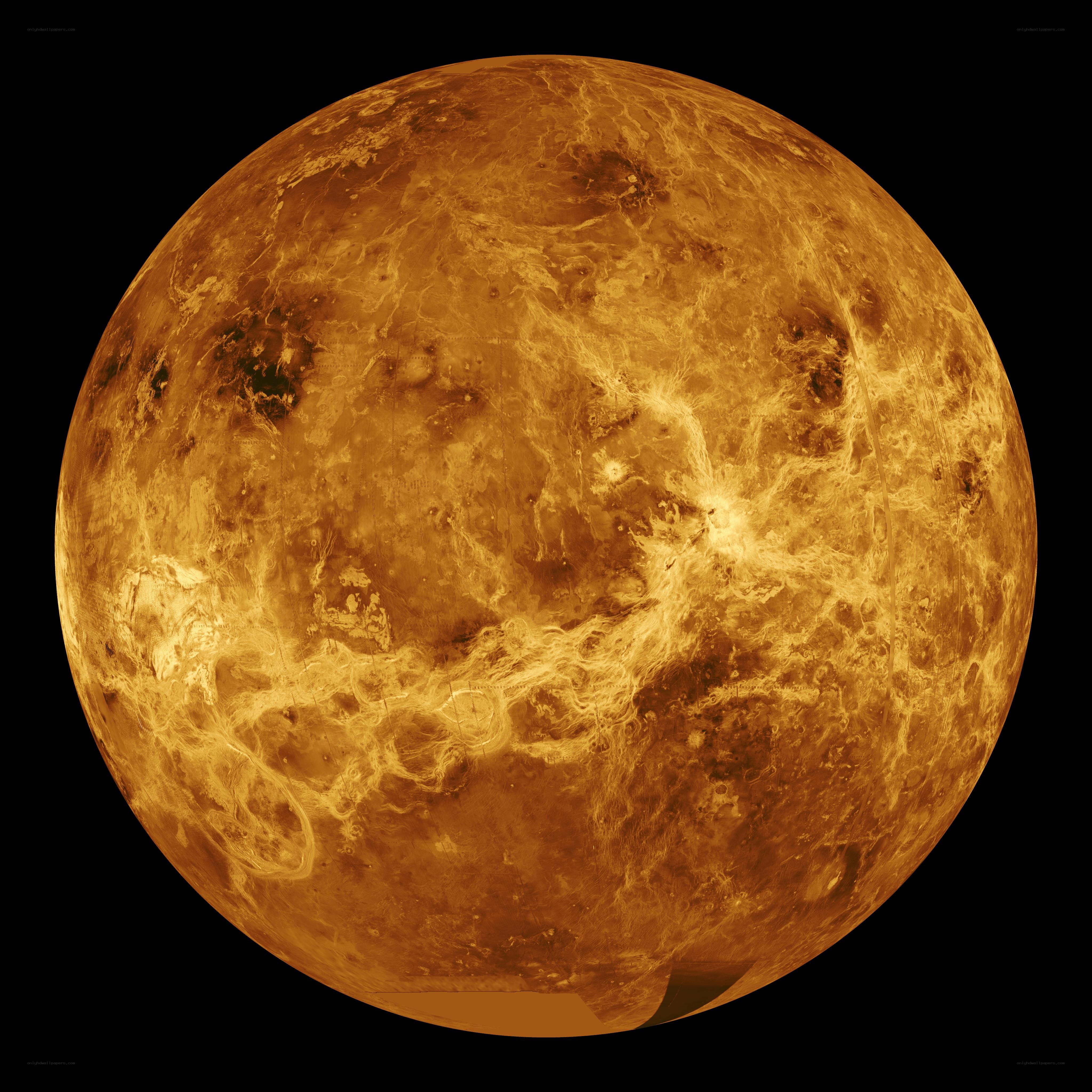 Venus planet surface