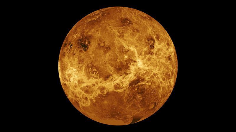 Venus planet surface