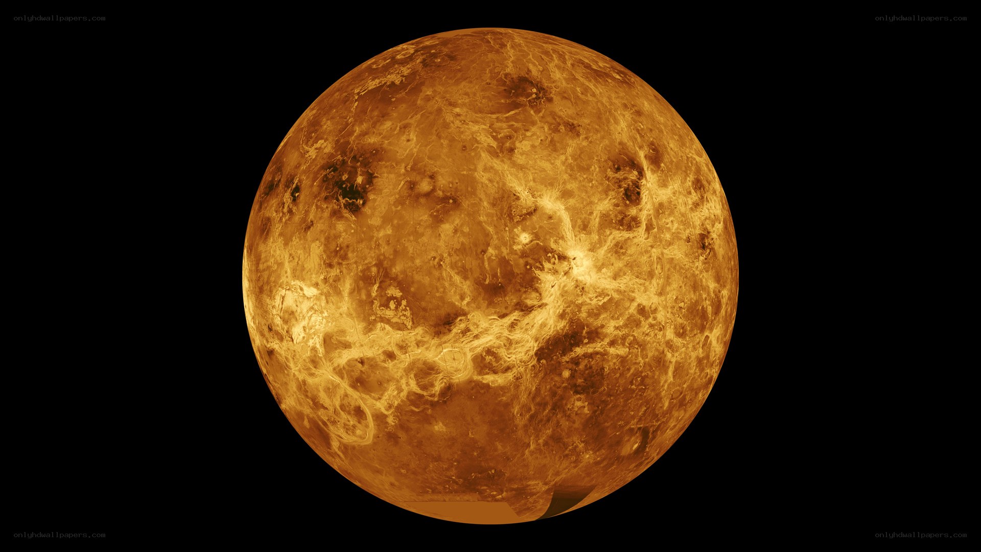 Venus planet surface