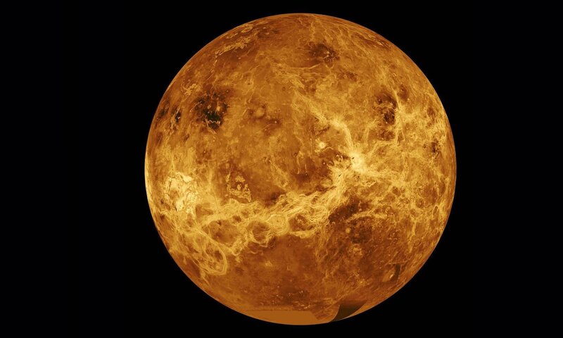 Venus planet surface
