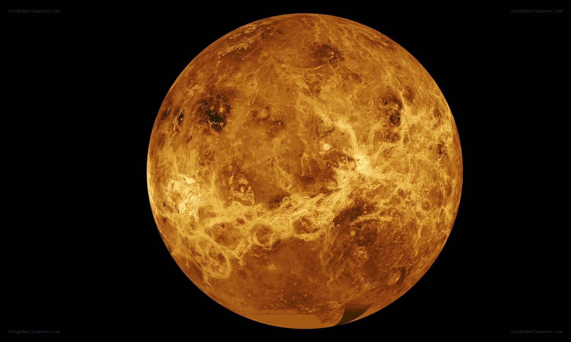 Venus planet surface