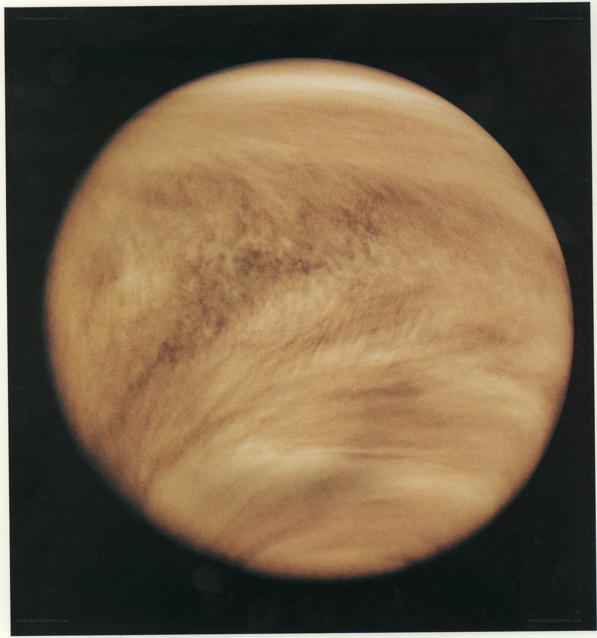 Venus planet surface