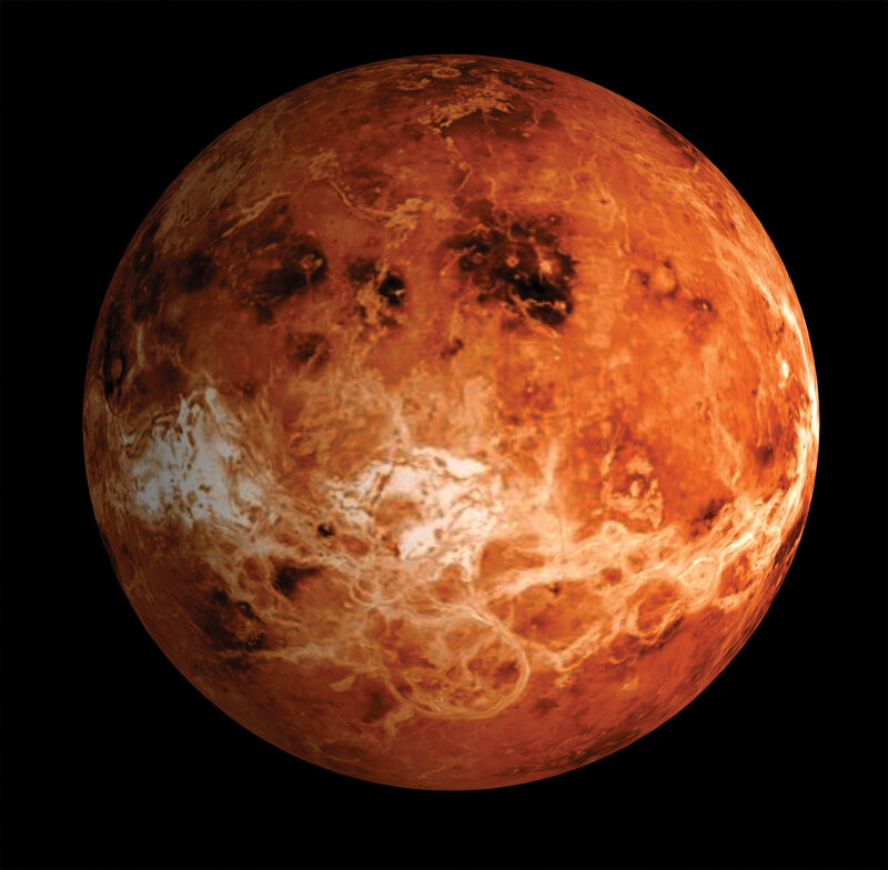 Venus planet surface