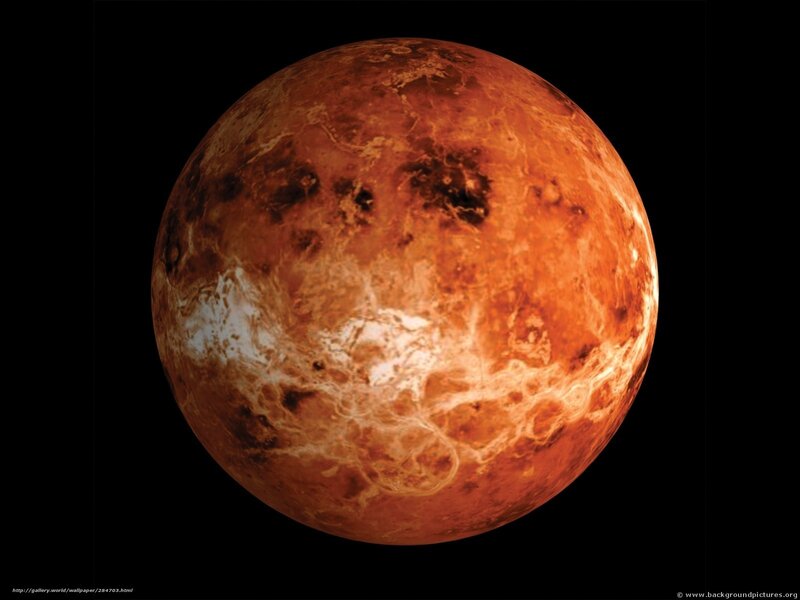 Venus planet surface