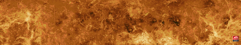 Venus surface map