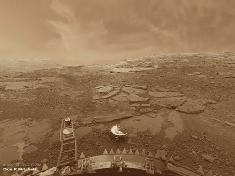 Venus surface view