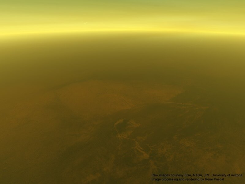 Venus Surface View — Yellow
