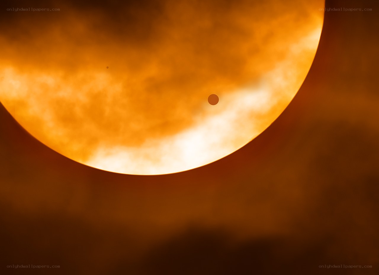 Venus transit across the Sun