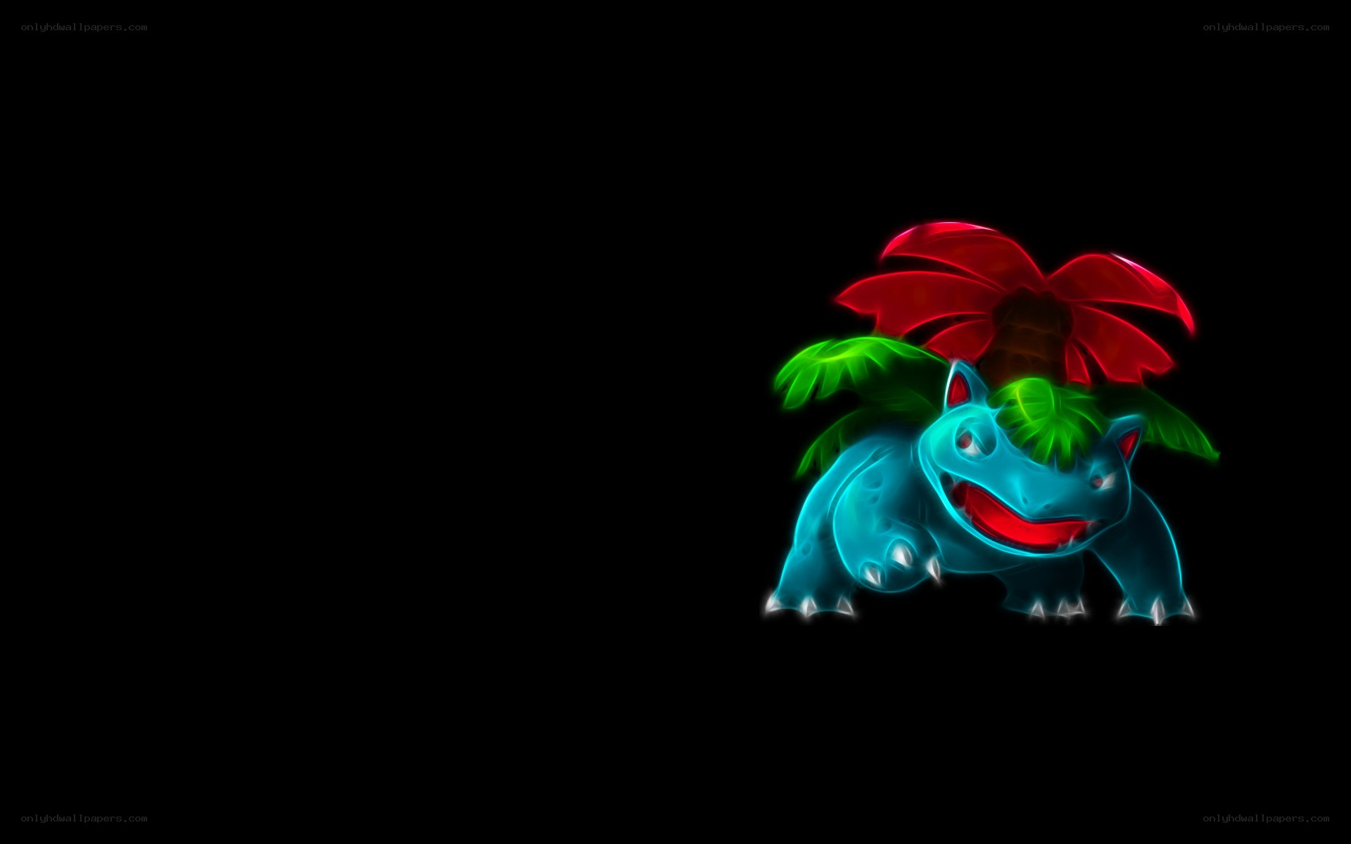 Venusaur glowing art