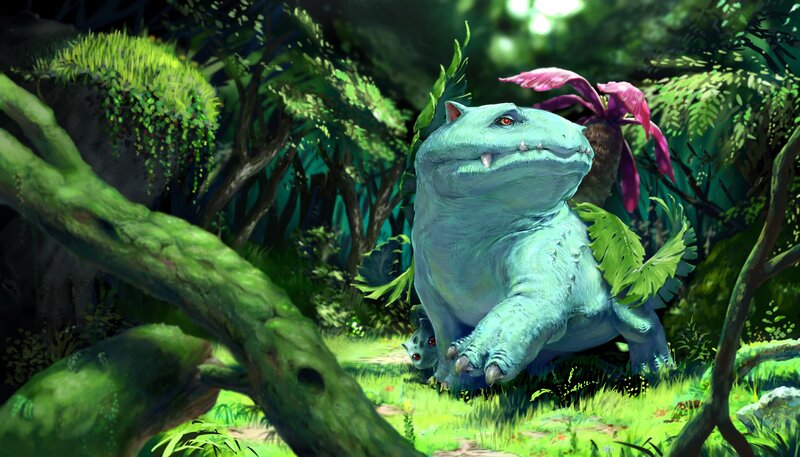 Venusaur in Forest